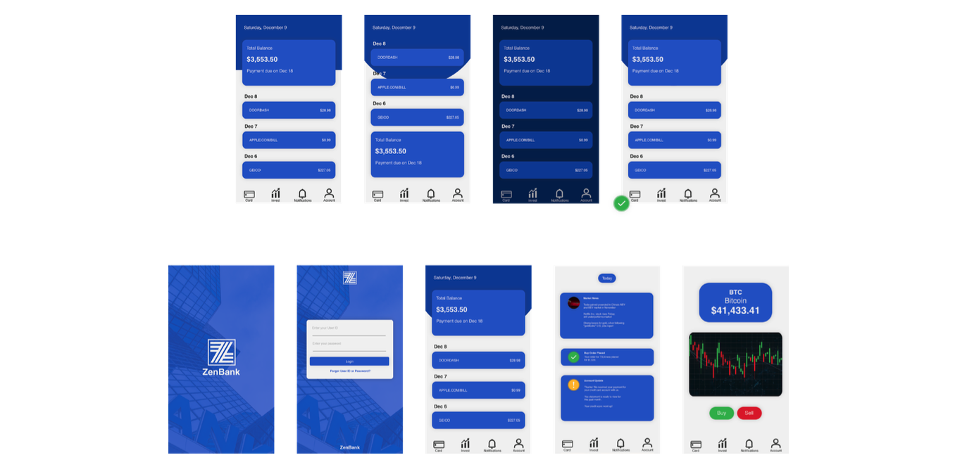 Design iterations